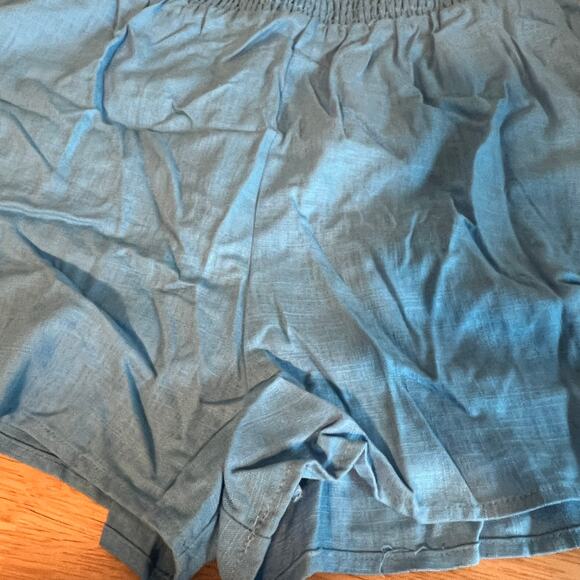 Wild Fable Women's Azure Blue Flirty Elastic Waist Shorts - Size XXL - NWT - Picture 7 of 7